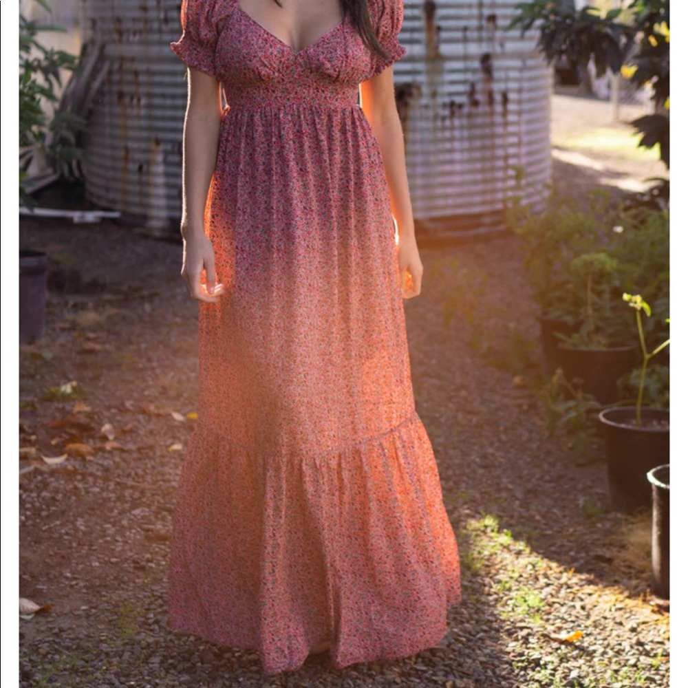 Pink Blush Maternity Dress